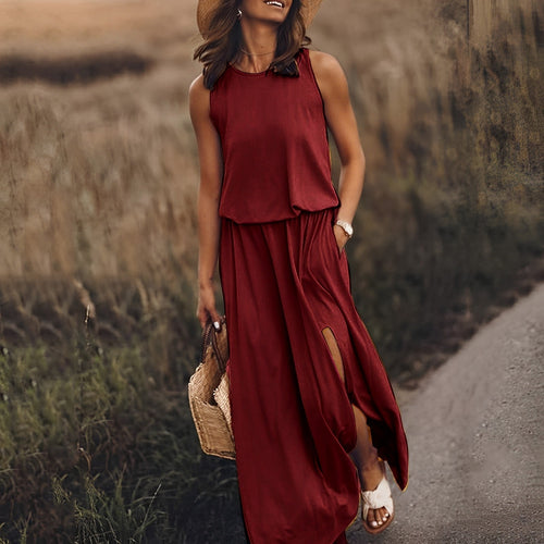 Amarae | Elegant Color Play Dress