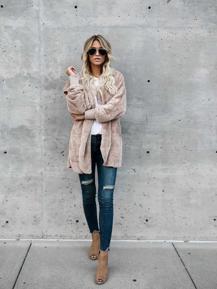 Lune London | Knitted, Fluffy Hoodie