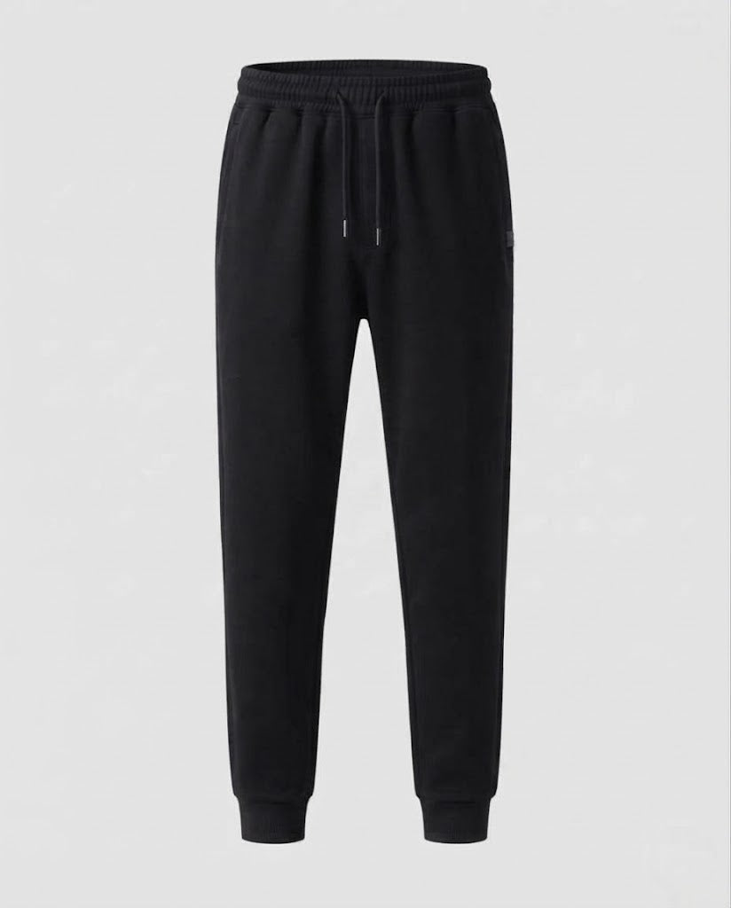 Men's Thermo-Fleece Jogging Pants with Elastic Waistband and Cuffs Amarae