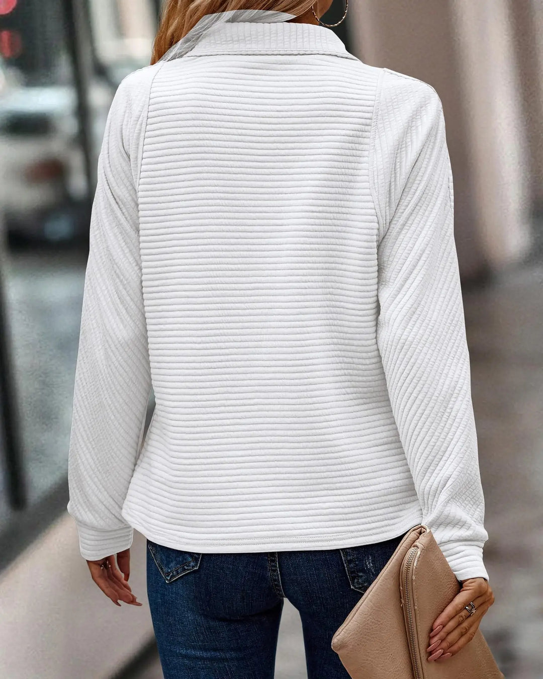 Lune London | UrbanChic Zip Neck Sweatshirt