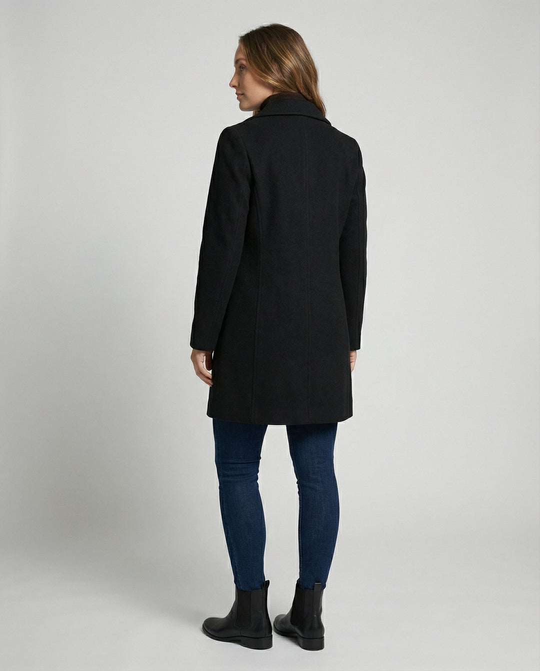 Elegant Single-Breasted Coat Women | Amarae