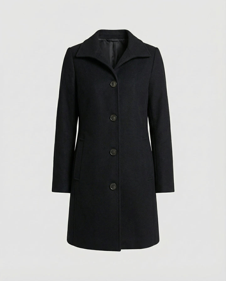 Elegant Single-Breasted Coat Women | Amarae