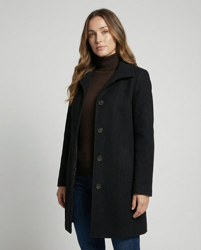 Elegant Single-Breasted Coat Women | Amarae
