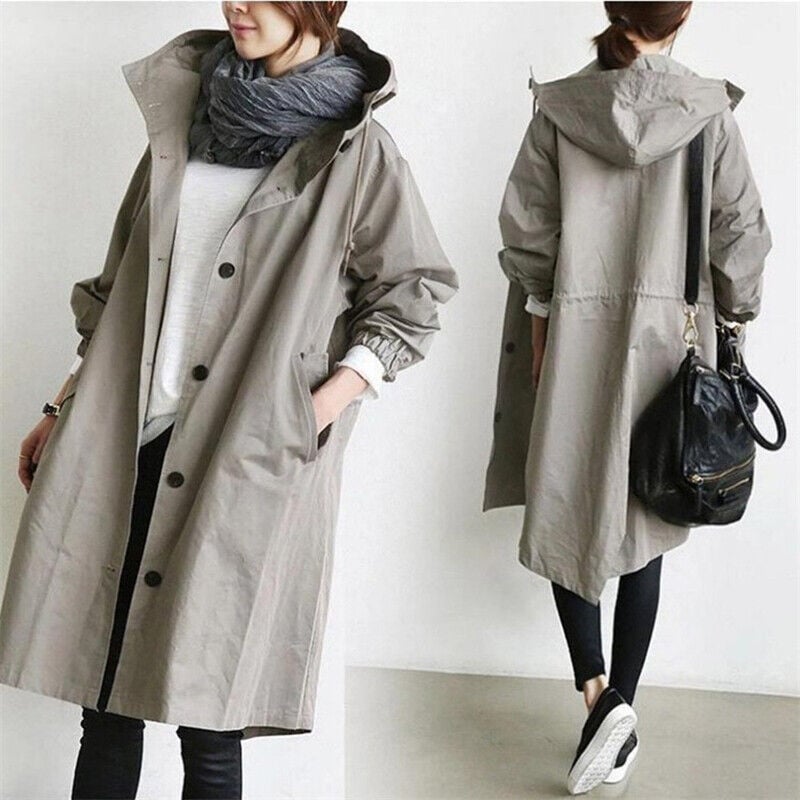 Lune London | Women's Long Jacket with Hood