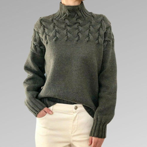 Amarae | Elegant twisted knit sweater