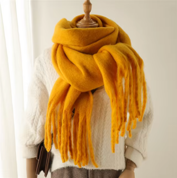Women’s Pashmina Winter Scarf with Fringes – Warm & Elegant | Lune London