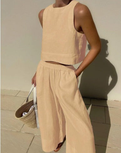 Amarae | Linen Two-Piece Summer Set Women