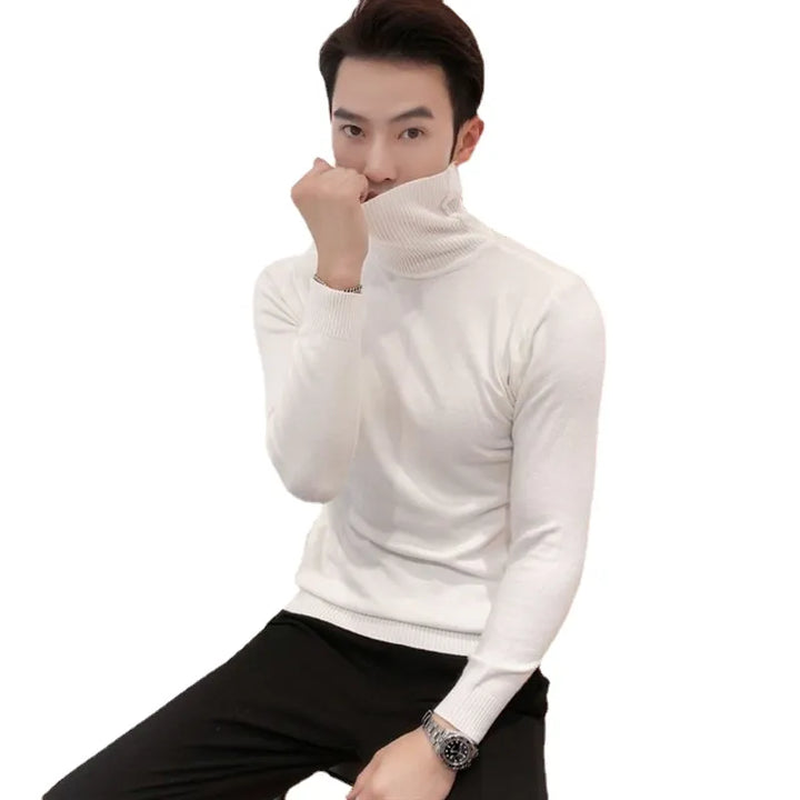 Men’s Merino Wool Turtleneck Sweater, Elegant & Comfortable | Lune London