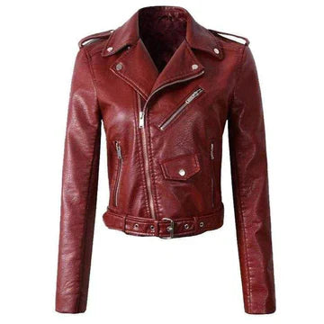 Chic Und Stil | Elegant Premium Leather Jacket for Women Luxury and Style