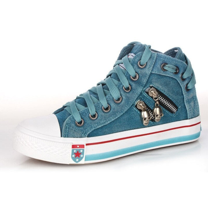 Lune London | Breathable High Top Sneakers for Women in Plus Size