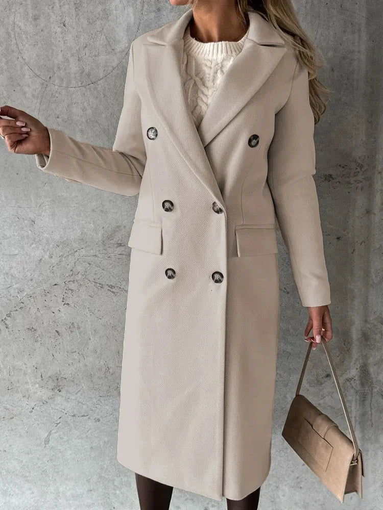 Lune London | Women's Winter Coat with Lapels