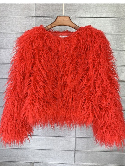 Lune London | Elegant Warmer Faux Fur Coat for Autumn and Winter
