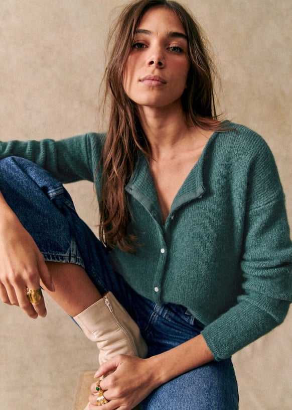 Lune London | Cozy chunky knit cardigan sweater