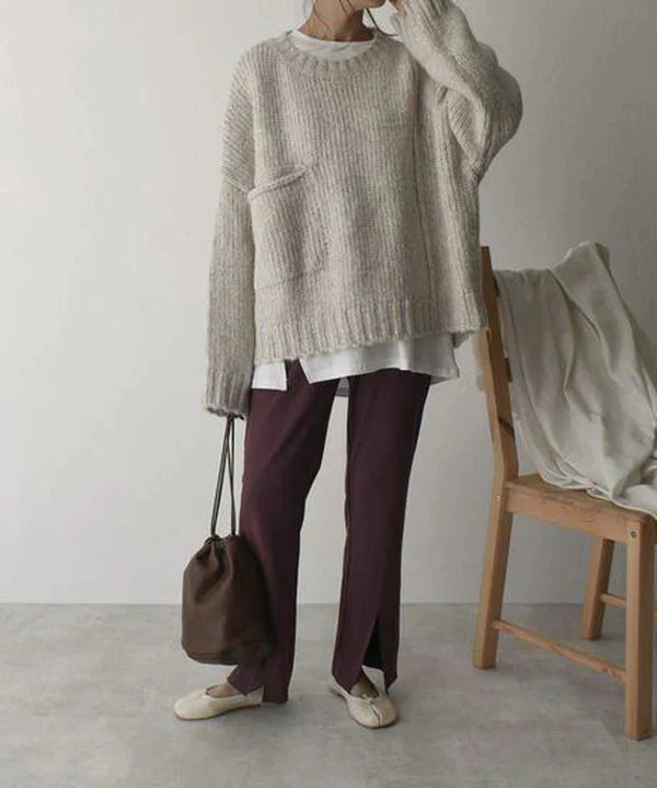 Lune London | Comfortable oversized pullover with pocket