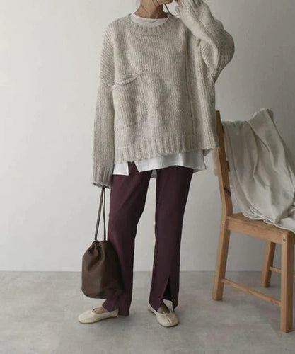 Amarae | Comfortable oversized pullover with pocket