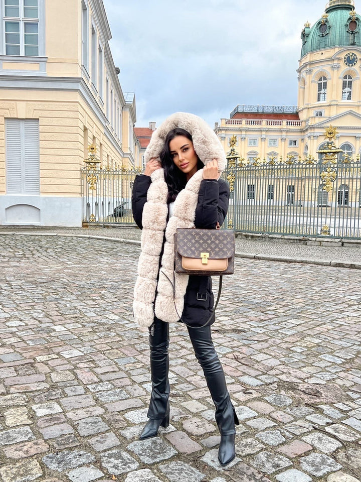 Lune London | Stylish Hooded Jacket with Belt