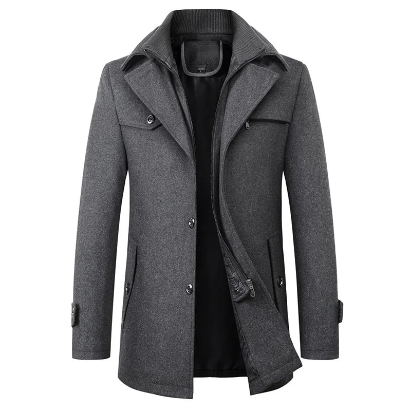 Winter business raincoat