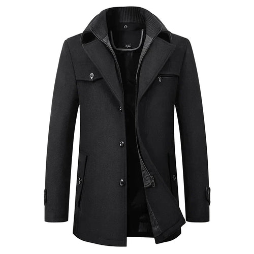 Winter business raincoat