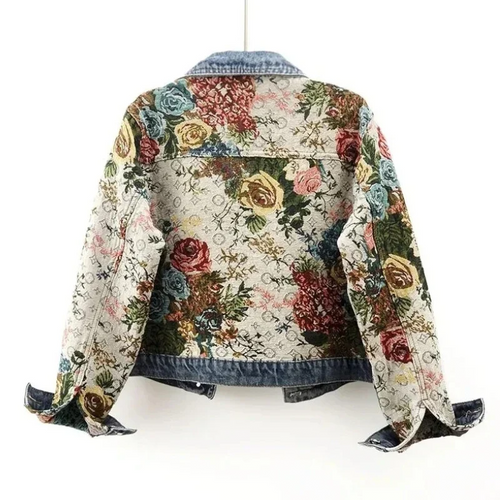 Amarae | Floral Denim Jacket for Women July