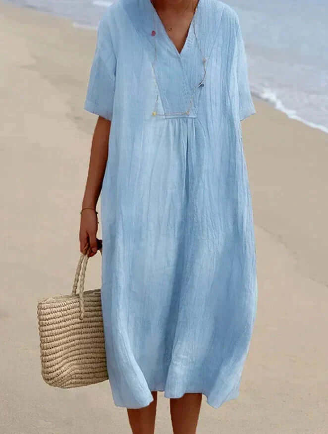 Lune London | Summer dress made of cotton and linen