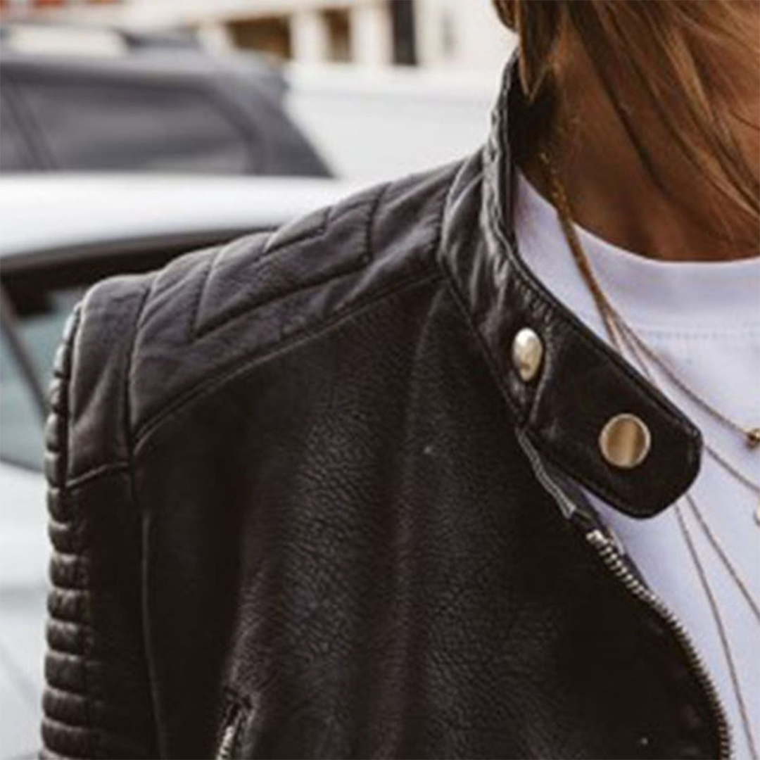 Lune London | Women's Cropped Biker Jacket