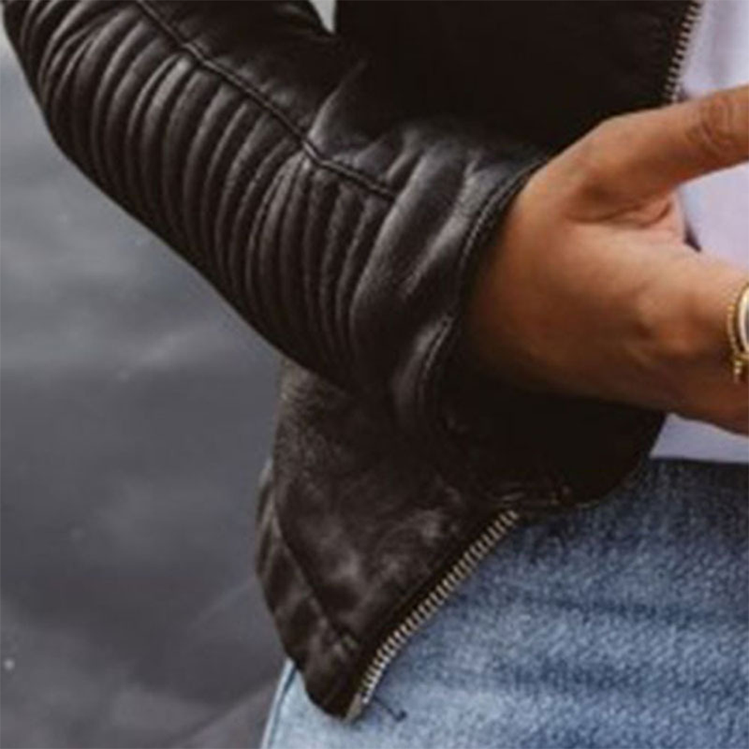 Lune London | Women's Cropped Biker Jacket