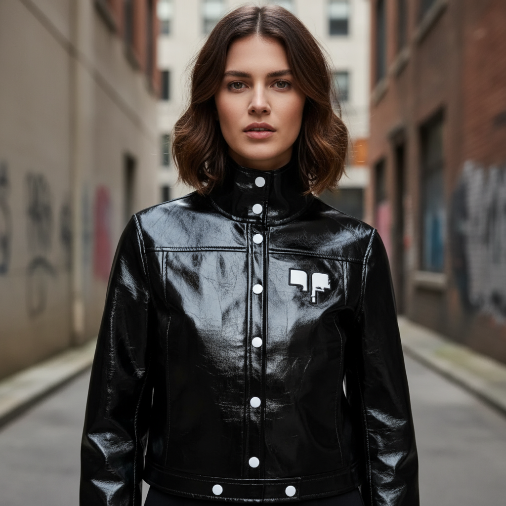 Lune London | Classic PU leather jacket - Short biker jacket