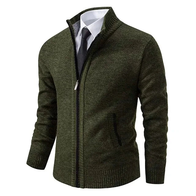 Lune London | Classic Zip-Up Cardigan