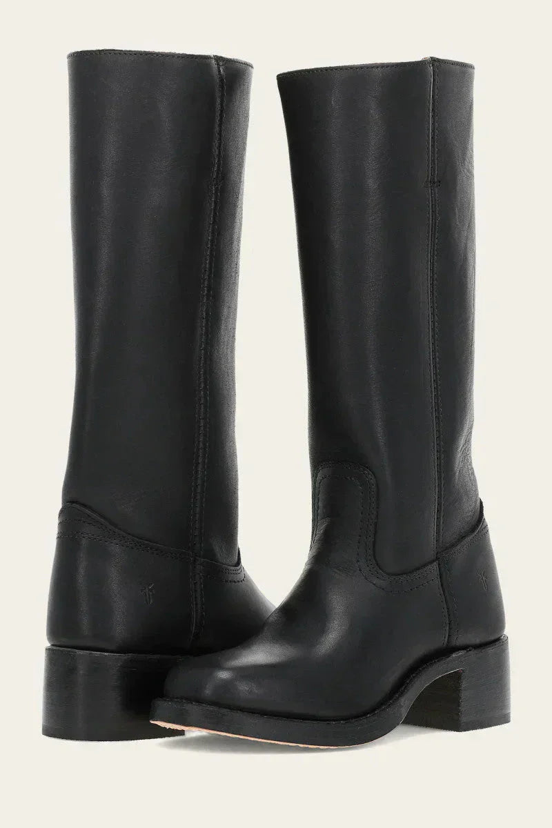 Lune London | Leather boots for girls with elegant cut