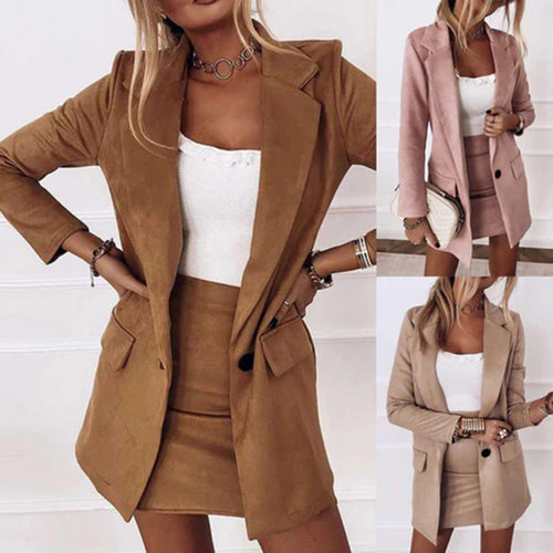 Amarae | Elegant Wild Set Blazer and Skirt