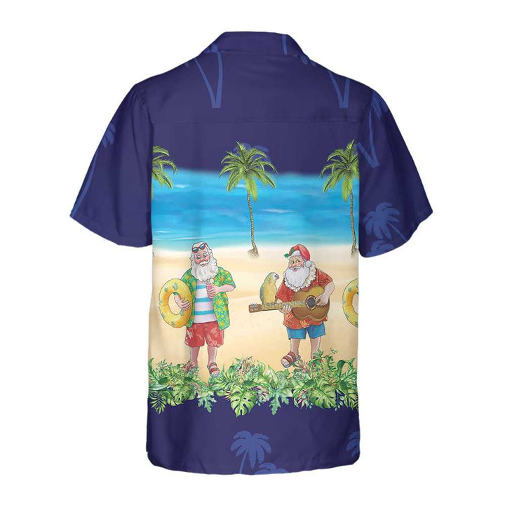 Lune London | Aloha Santa Shirt Hawaiian Shirt, Fun Christmas Vacation Santa Shirt, Best Gift for Christmas
