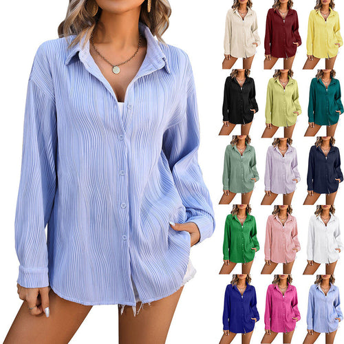 Amarae | Sun protection shirt for women with wavy texture