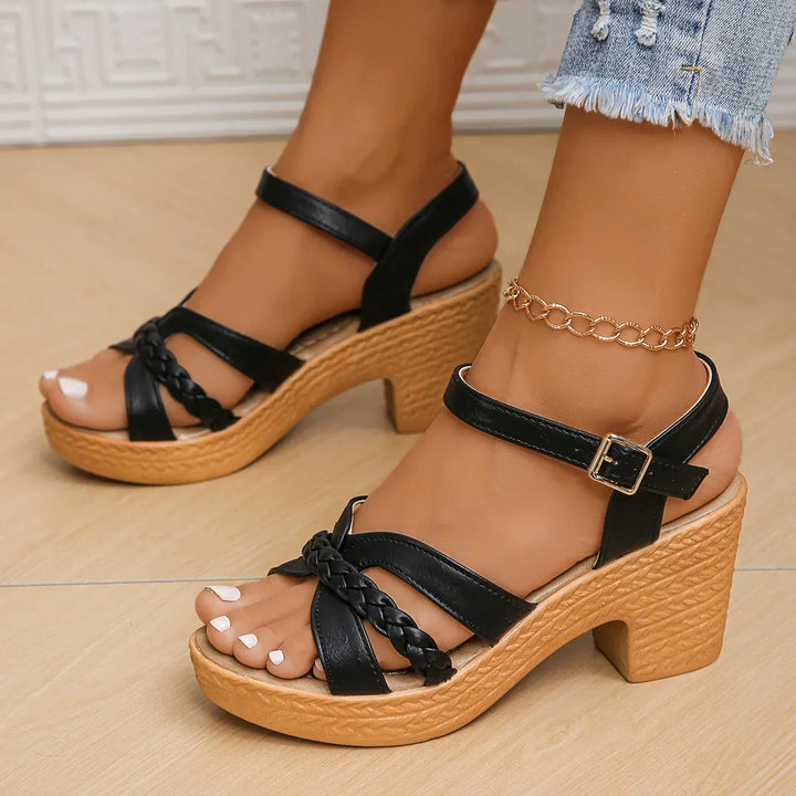 Lune London | Platform High-Heels Sandals with Ankle Strap