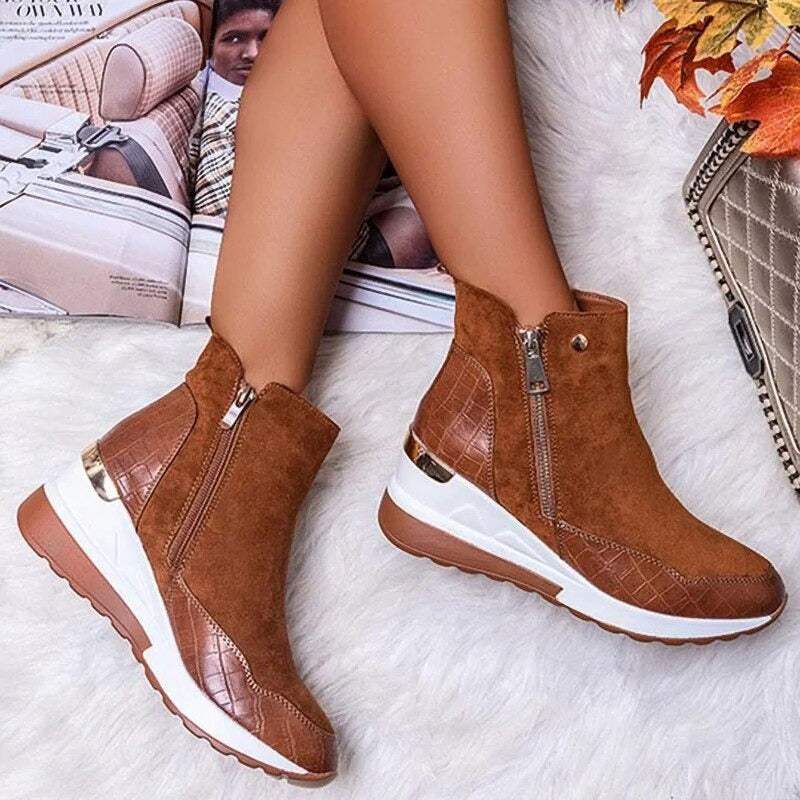 Lune London | Ankle boots for women - Zipper design - Comfortable insole