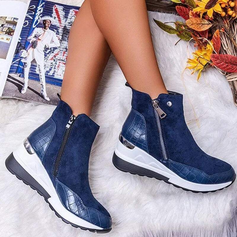 Lune London | Ankle boots for women - Zipper design - Comfortable insole