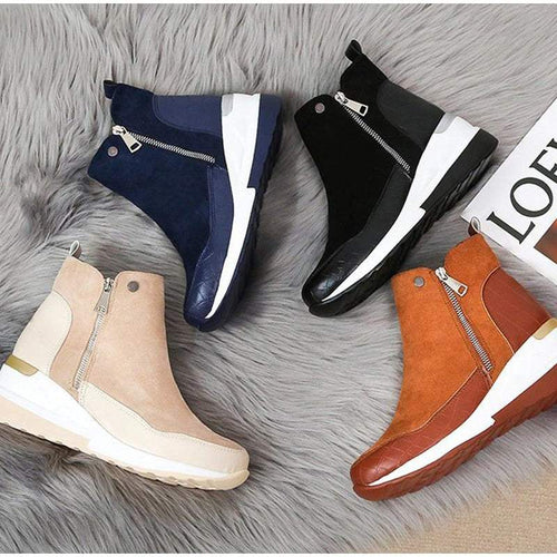 Amarae | Ankle boots for women - Zipper design - Comfortable insole