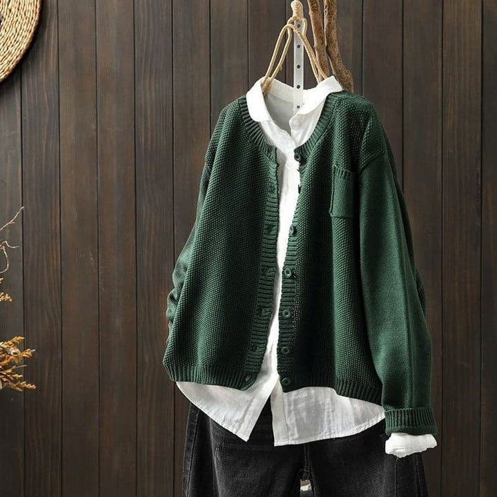 Amarae | Cardigan - Knit - Button Closure - Oversized Fit - Soft and Comfortable