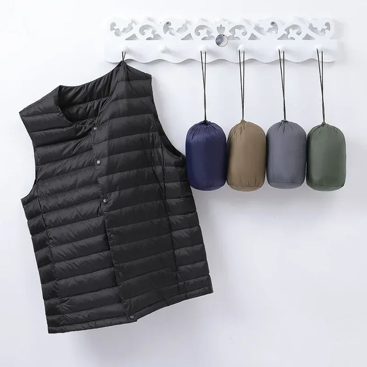 Amarae | Ultralight and warm sleeveless down vest for men - Autumn/Winter