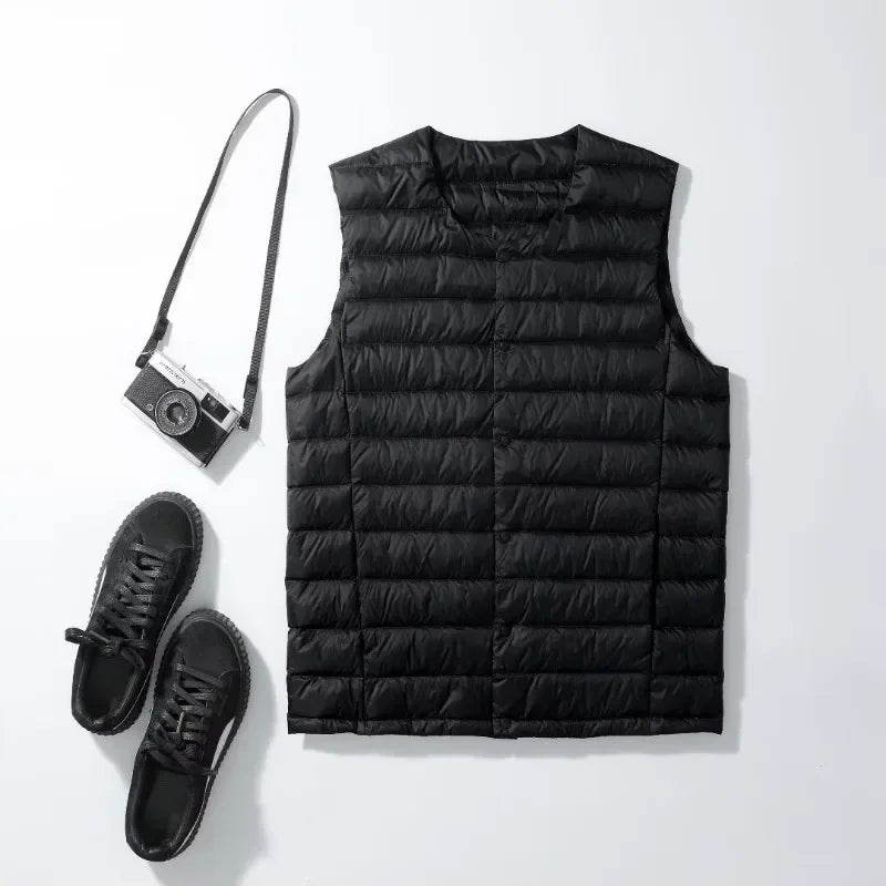 Amarae | Ultralight and warm sleeveless down vest for men - Autumn/Winter