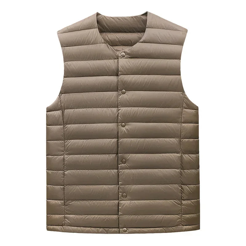 Amarae | Ultralight and warm sleeveless down vest for men - Autumn/Winter