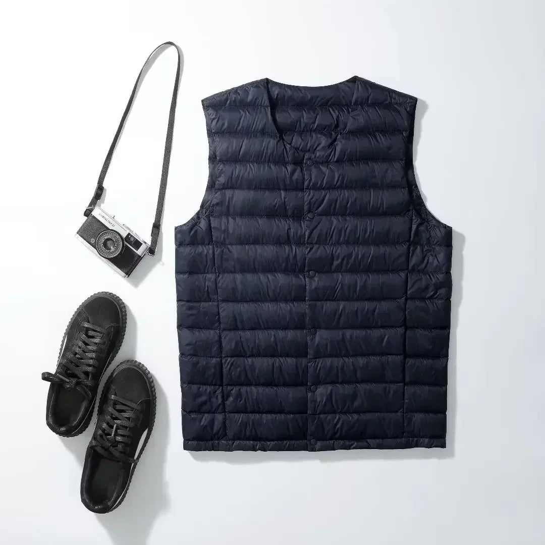 Amarae | Ultralight and warm sleeveless down vest for men - Autumn/Winter