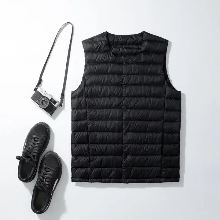 Amarae | Ultralight and warm sleeveless down vest for men - Autumn/Winter