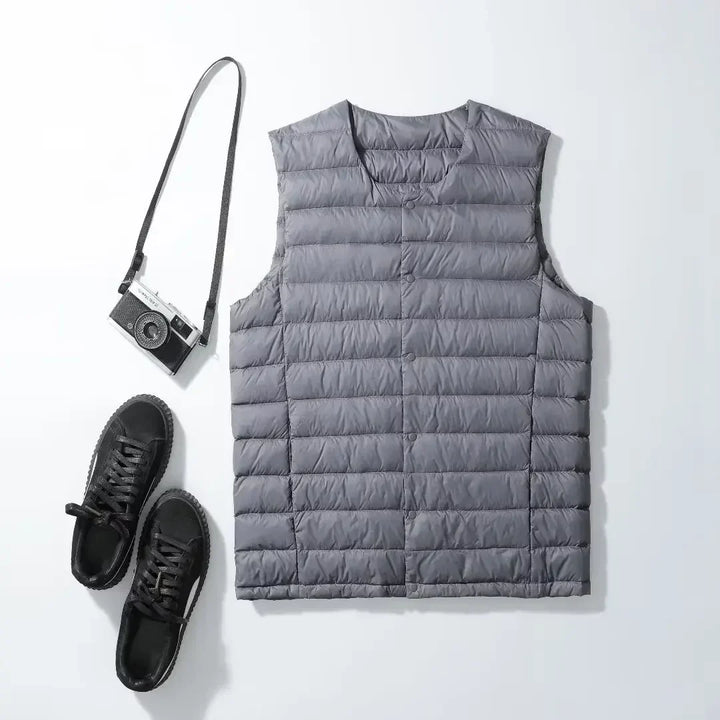 Amarae | Ultralight and warm sleeveless down vest for men - Autumn/Winter