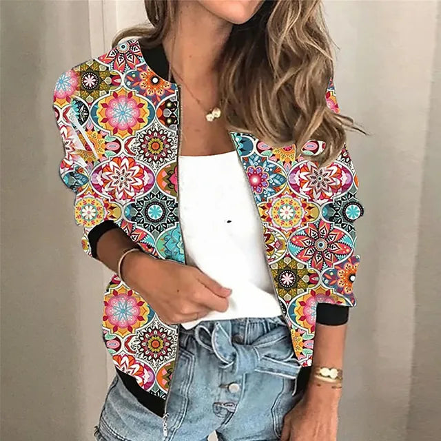 Lune London | Sophie I Printed Jacket with Zipper