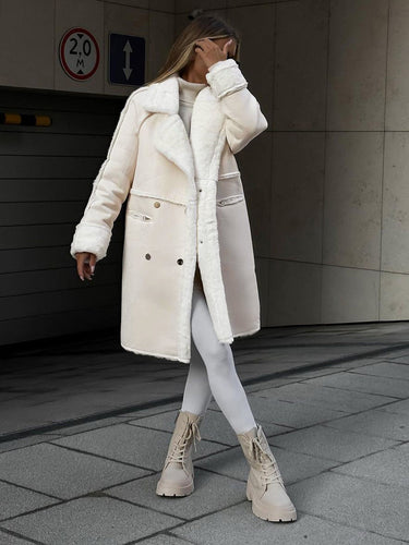 Amarae | Longer Coat Made Of Faux Fur