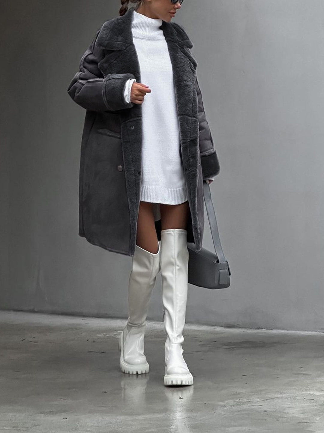 Lune London | Longer Coat Made Of Faux Fur