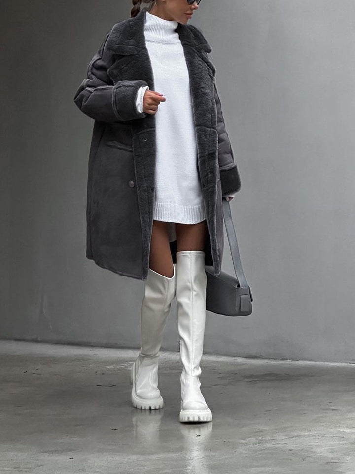 Lune London | Longer Coat Made Of Faux Fur