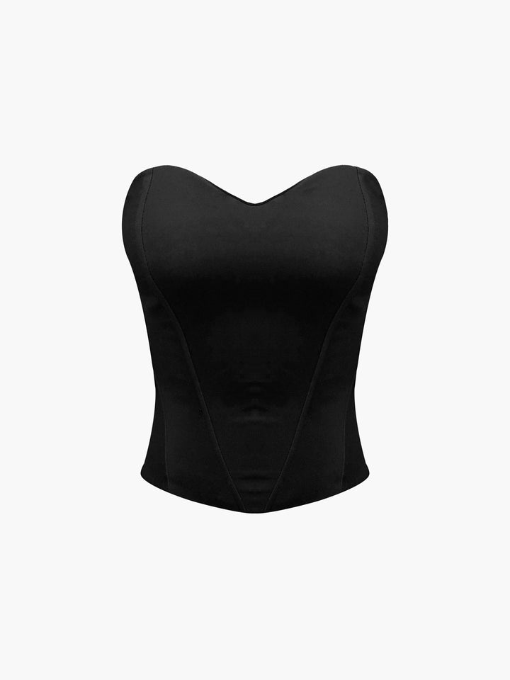 Lune London | Cup Detail with Zipper Tube Corset Top