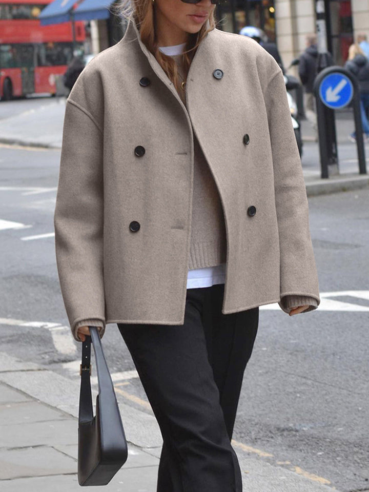 Amarae | loose fit jacket with button closure for women