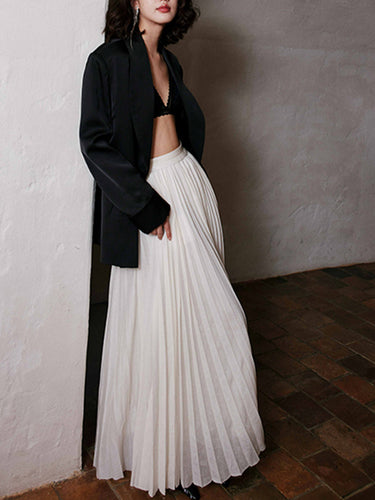 Amarae | Elegant Pleated Maxi Skirt